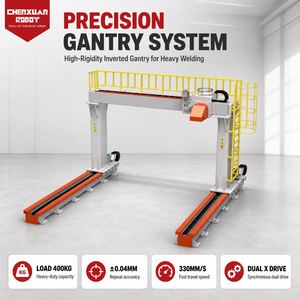 Robot de soudage à portique inversé robuste, système de portique à 3 axes de haute précision pour la soudure automatique de grandes pièces - Product Image 2