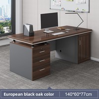 LBZ-154X Ensemble bureau et chaise de bureau en pierre moderne au design épuré pour les travailleurs et les cadres
