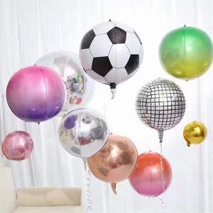 Fournitures <span class=keywords><strong>de</strong></span> fête <span class=keywords><strong>de</strong></span> danse Disco 80s décorations 4D métallisé or argent ballons Disco 22 pouces ballon en aluminium ballon miroir métallique - Product Image 6