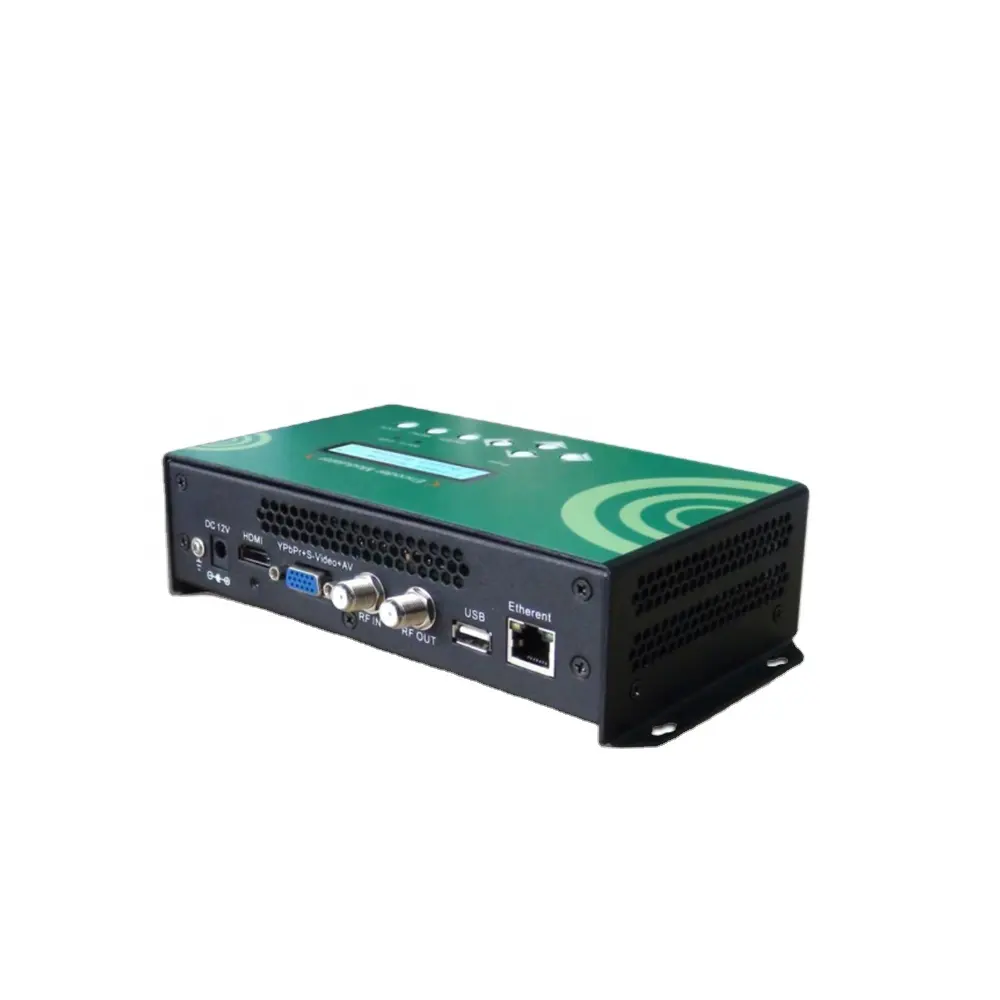 Terbaik Penyiaran Video Kualitas Compact HD Dvbt Converter dengan USB Record/Playout, ATSC 8vsb, DVB-C QAM, ISDB-T Modulator