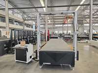 Fournisseur direct d'usine Rongchi, découpeuse CNC à fil chaud 5 axes, puissance 5 kW, commande industrielle par ordinateur Mach3, zone de travail 1300x3000 mm, pour la découpe de mousse