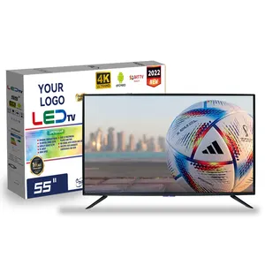 2022 대형 LCD LED TV 텔레비전 98 "85" 75 "인치 4k 스마트 Tv 호텔 KTV 홈 침실