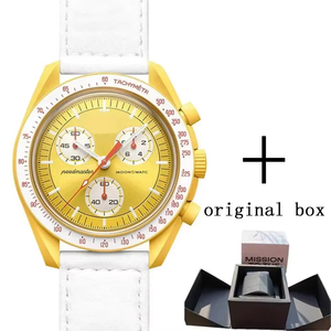 La boîte à montres pour hommes convient aux montres et aux boîtes de la série Omega <span class=keywords><strong>Swatch</strong></span> Mercury, Venus, Soleil, Pluton, Saturne, Lune et Mars. - Product Image 3