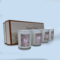 Invité Faveurs Premium Qualité Haute D & G Miracle Étiquettes En Carton Souvenirs Méditation Femmes Ensemble Mini Pack Lux Cadeau Ensemble Maison Bougie