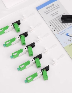 หัวต่อไฟเบอร์แบบฝังเร็ว ESC250D ชนิด SC/UPC/APC วัสดุ PVC ความยาว 52 มม. ค่าการสูญเสียการแทรกต่ำ สำหรับสายดรอป FTTH - Product Image 6