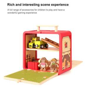 Gioco di ruolo in legno casa agricola su misura giocattolo <span class=keywords><strong>con</strong></span> animale <span class=keywords><strong>per</strong></span> <span class=keywords><strong>bambini</strong></span> - Product Image 3