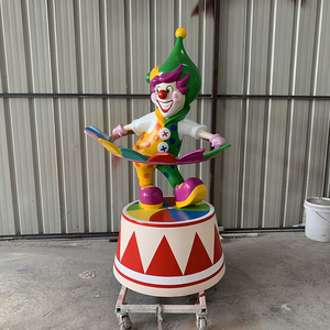 Sillas de Fibra de Vidrio para Exteriores, Bonito Diseño de Dibujos Animados, Payaso, Parque, <span class=keywords><strong>Joker</strong></span>, Estatua, Decoración, Novedad, Halloween - Product Image 5