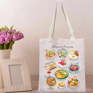 Sac fourre-tout BWWKTOP Cuisine philippine, Cadeaux de voyage Philippines, Sac à bandoulière Culture philippine, Cadeau de vacances philippin - Product Image 5