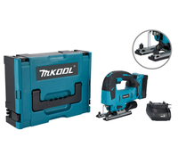 MKODL BX015 OEM ODM OBM Ensemble d'outils électriques sans fil 21V à batterie, 5 pièces, en coffret, avec scie sauteuse et garantie d'un an