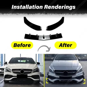 สำหรับ Mercedes Benz Class C117/AMG ปี 2015 2016 2017 2018 2019 ชุดแต่งกันชนหน้ารถยนต์ อุปกรณ์ตกแต่งภายนอก - Product Image 2