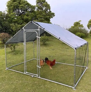Nouveau modèle de poulailler en métal galvanisé <span class=keywords><strong>Cage</strong></span> à volaille d'extérieur pour poulets - Product Image 6