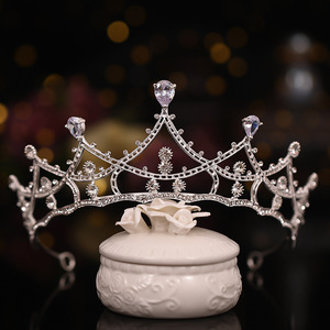 <span class=keywords><strong>Couronnes</strong></span> de mariée de style coréen personnalisées, <span class=keywords><strong>deux</strong></span> couleurs, alliage, cristal, strass, diadèmes polyvalents, élégants, pour tous <span class=keywords><strong>les</strong></span> jours, mariage, fête, spectacle - Product Image 1