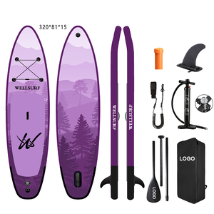 กระดานโต้คลื่นแบบเป่าลมขนาด 10'6" ยี่ห้อ Isup Surfboard, กระดานยืนพายแบบเป่าลมจากโรงงาน Sping Deer ขนาด 320 ซม. รุ่น All Round Sup ขนาด 10'6" Isup Surfboa - Product Image 3