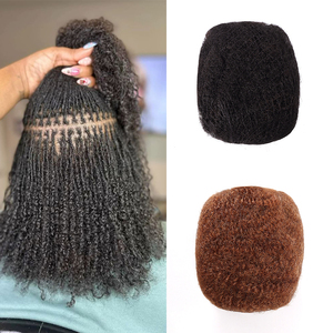 Offerta Speciale: Capelli Umani Afro Kinky Bulk 30g per Intrecciare, Estensioni di Capelli Umani Ricci Naturali Neri - Product Image 1