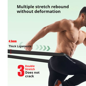 Set <span class=keywords><strong>di</strong></span> Fasce Elastiche in TPE o Latex per <span class=keywords><strong>Allenamento</strong></span>, Lunghe Bande <span class=keywords><strong>di</strong></span> Resistenza per Esercizi Sportivi e Palestra - Product Image 5