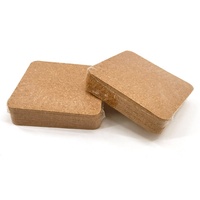 4X4 Pouces Carrés De Liège 5 Mm Support Liège Tuiles Feuilles Pour Les Caboteurs Et Artisanat Bricolage Personnalisé liège coaster