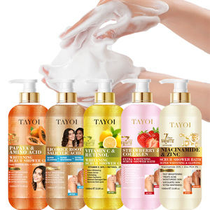 <span class=keywords><strong>Gel</strong></span> Doccia Personalizzato con Logo Privato all'Ingrosso, Sbiancante con Estratti Naturali di Radice di Liquirizia e Acido Salicilico - Product Image 2