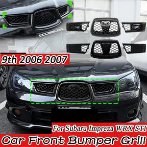 <b>For</b> Impreza WRX STI 9th 2006 2007 Car Front Bumper Honeycomb <b>Mesh</b> <b>Grille</b> Cover Replacement Body Kit Accessories - Product Image 1