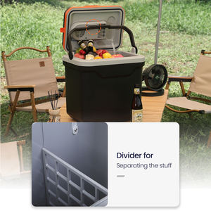 Evercool 12V DC 220V AC CE RoHS réfrigérateurs de voiture Portable <span class=keywords><strong>petit</strong></span> Mini réfrigérateur moderne 24 litres boîte de refroidissement électrique pour le <span class=keywords><strong>Camping</strong></span> - Product Image 4