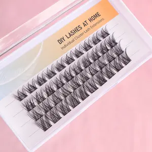 VEYES Private Label Cluster 20mm Lash Trays Diy Individuals Eyelash Extensions Diy Cluster Lashes Private Label