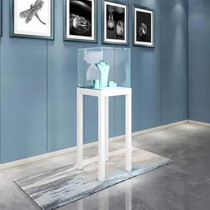 Jewellery Display Counter Modern Led Glass Jewellery Display Counter Jewelry Kiosk Showcase Design For Shopping Mall