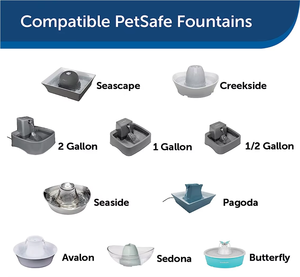 Filtros de repuesto HYRA compatibles con filtros de pozo para bebidas Cartuchos de repuesto para fuentes de agua para mascotas - Product Image 5