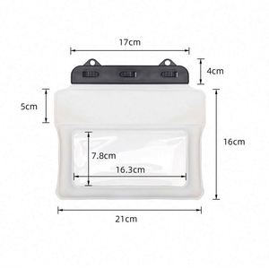 Bolsa Impermeable para Teléfono Celular 2025, para Deportes al Aire Libre, IPX8, PVC Transparente, para Natación, Ligera, Unisex - Product Image 2