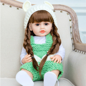 KEIUMI Reborn Baby Dolls 55cm Full Silicone <span class=keywords><strong>Bebe</strong></span> Newborn Toddler Baby Toys for Girls - Product Image 2