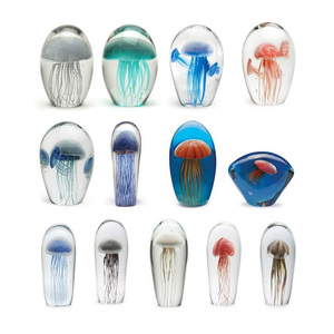 Adorno de medusas de cristal de Murano multicolor hecho a mano, escultura de vidrio soplado para decoración del hogar, pisapapeles - Product Image 2