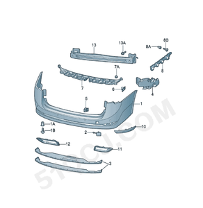 Ming Rui PRO barre lumineuse accessoire avant antibrouillard couvercle et cadre pour <span class=keywords><strong>Skoda</strong></span> 21/<span class=keywords><strong>22</strong></span>/23 nouvel état pare-chocs avant pare-chocs arrière - Product Image 4