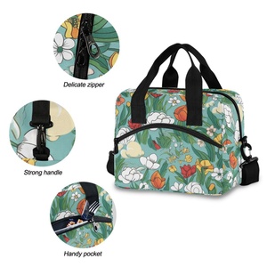 Customized Print Lunch Cooler Bag Thermal Lunch Box Simple Insulated Cooler Bags - Product Image 5