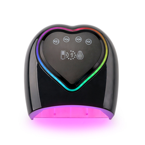 Lampe à ongles infrarouge sans fil hybride 98W 2025 à longue autonomie pour DIY, séchoir UV LED pour gel, effet arc-en-ciel, pour salon - Product Image 1