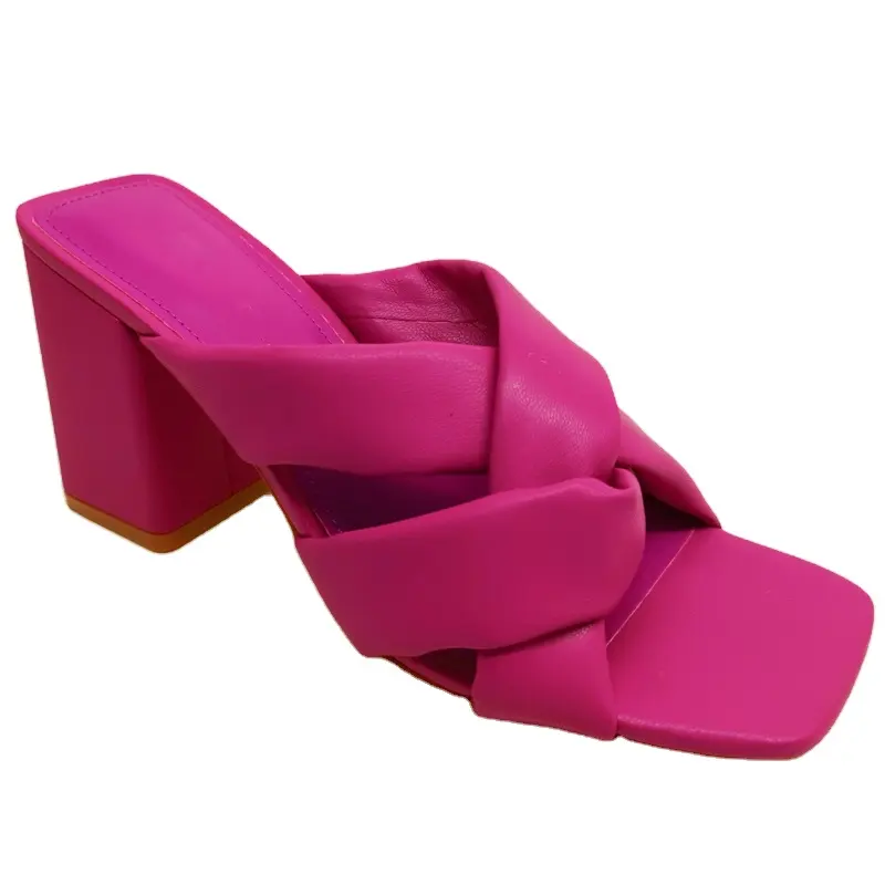 Sandali estivi di fabbrica Slip-on eleganti scarpe da donna scivoli pantofole tacchi scarpe eleganti 2022