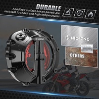 NICECNC Plaque de protection d'embrayage transparente anodisée pour BMW S1000R 2022 2023 2024 S1000RR 2019 2020 2021-2024