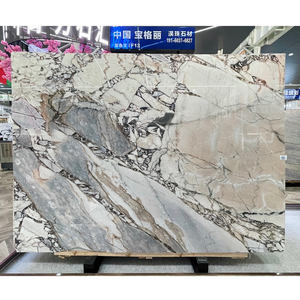 Popular Natural Deep Blue Quartzite Exotic Imperial Blue <span class=keywords><strong>Roma</strong></span> Impresión Losa de cuarcita para Interior Villa Cocina diseñada - Product Image 1