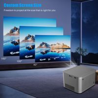 H96 HY350 Smart 4K LED Projecteur 1080P Android 11 4K 300 Lumens Projecteur