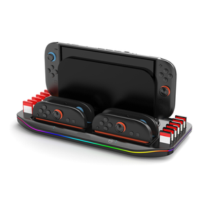 Đối với Nintendo chuyển đổi 2 Sạc Dock & trò chơi lưu trữ cơ sở-4 điều khiển RGB chiếu sáng Trạm Sạc cho Nintendo switch2 - Product Image 3