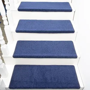 Carpet and Mats of High-End Luxury Goods on Indoor Wooden and Tile Steps