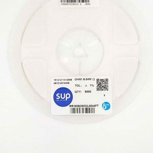 Manufacturer Direct RR1608 0603L6044FT 0603 1608 Resistors Chip Resistors SMD Resistors 6.04Mohm 1% 1/10W Thick Film Resistor - Product Image 1