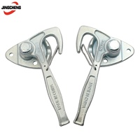 Loquet à ressort pour porte latérale de camion, loquet de verrouillage de remorque antirouille plaqué zinc YDH1406A pour fixation de conteneur de marchandises
