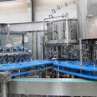 1000BPH 500ML glazen fles alcoholvulfles- en aluminiumafsluitmachine, geschikt voor wijn-, champagne- en waterafvullijnen