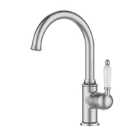 Robinet de lavabo doré en cuivre sans plomb de bonne qualité, brosse de style vintage de palais standard
