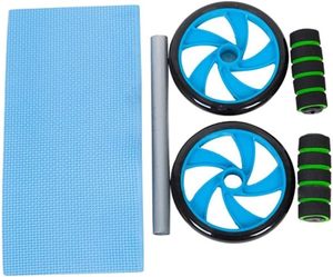 Factory Custom Home Gym Fitness Sets 6-in-1 Abdominal Wheel Set with Push up Stand Jump Rope Hand Grip and Knee Pad - Product Image 2