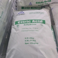 Régulateurs d'acidité de qualité alimentaire à bas prix poudre monohydrate d'acide citrique le plus vendu 2024