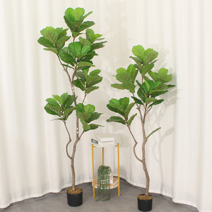 Ficus de feuille de violon artificiel Offre Spéciale de haute qualité avec Ficus de décoration intérieure et extérieure en pot - Product Image 2
