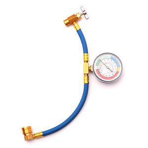 Manguera de recarga R134A con manómetro para herramienta de carga de refrigerante de aire acondicionado de automóvil - Product Image 2