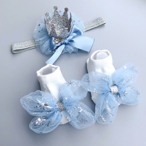 Conjunto de Diadema y Calcetines para Bebé Niña, Regalo para Recién Nacida - Product Image 3