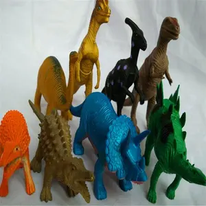 Juego de juguetes de dinosaurio de plástico 8 estilos por bolsa. Juguetes para niños de 3 a 8 años