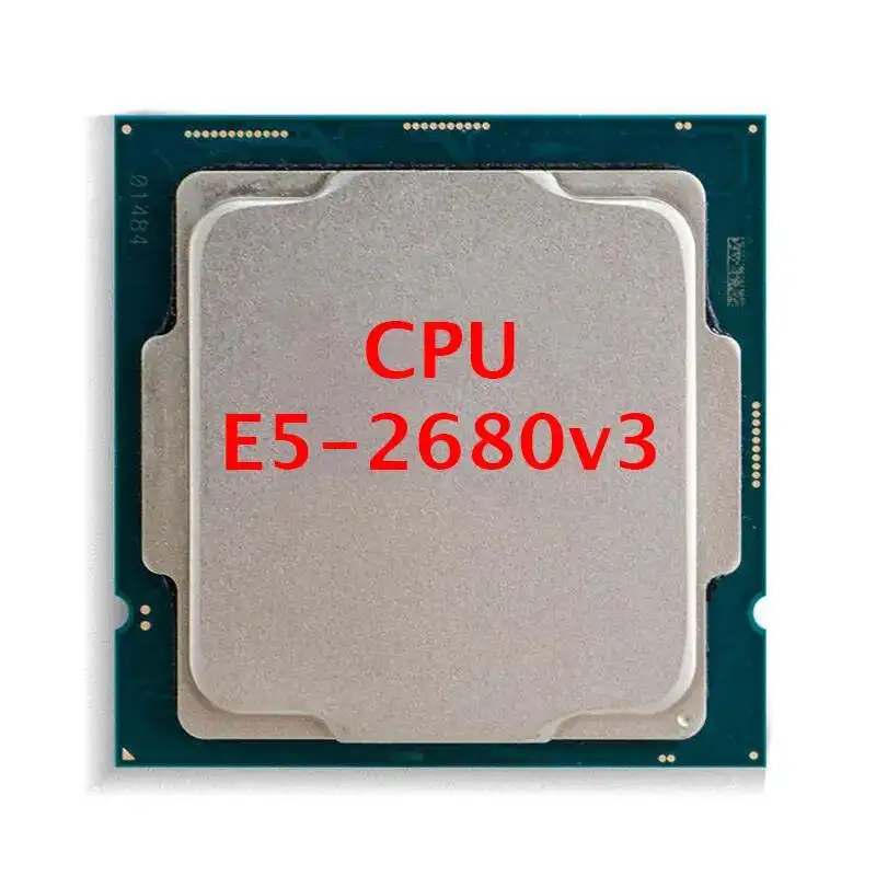 Tel Xeon E5 2680v3プロセッサー12コア120WLGA 2011-3ソケットプロセッサーE5 2680v3 CPU