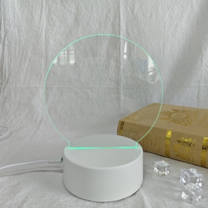 Tableau d'écriture lumineux en acrylique créatif DIY RGB LED 3D, effaçable et réinscriptible, pour messages électroniques, cadeau de nuit - Product Image 5